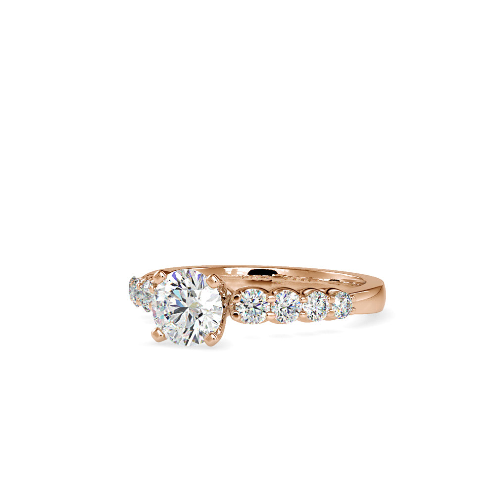 Anillo French Cut Pavé Oro 18K (0.98 Quilates)