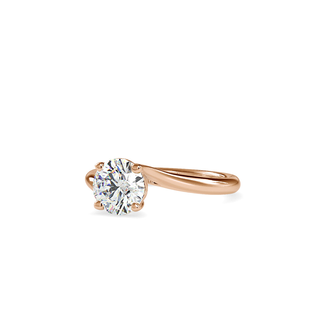 Anillo Hearts Basket Solitaire Oro 18K (solo engaste)