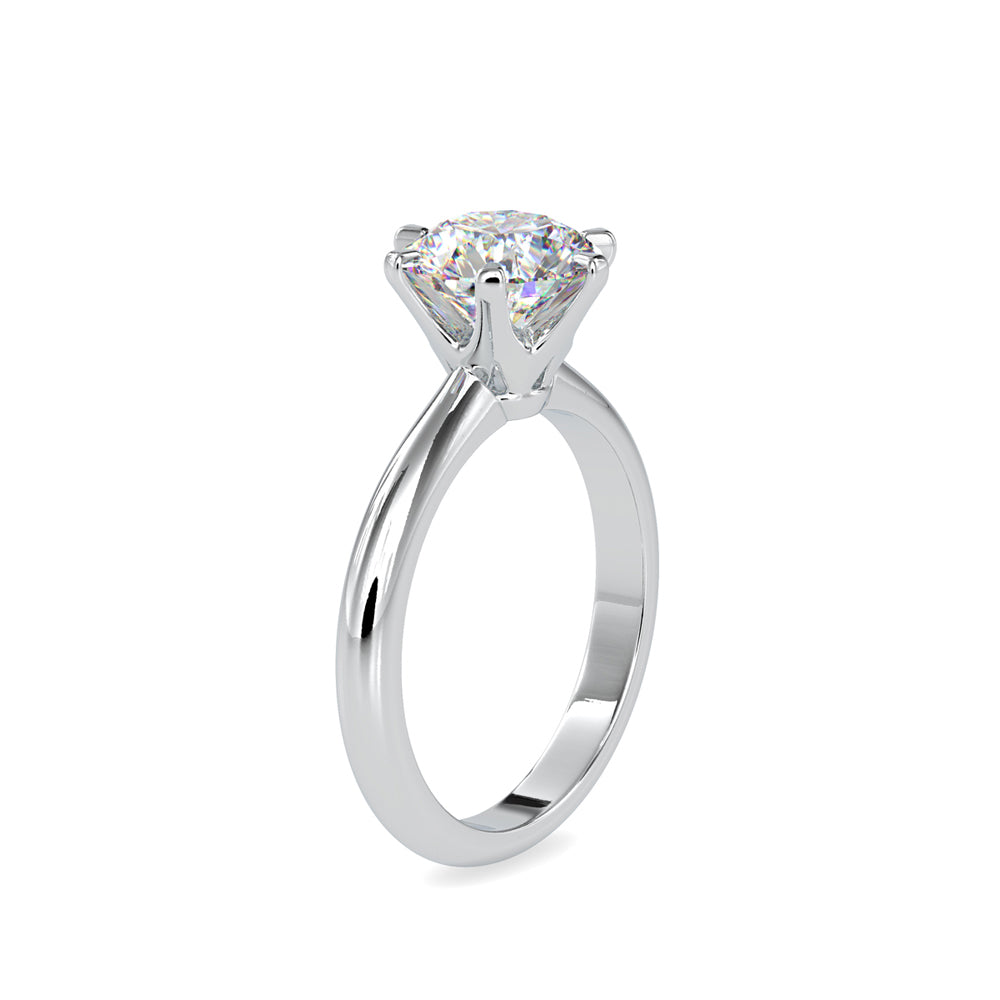 Anillo Six Prong Solitaire Oro 18K (solo engaste)