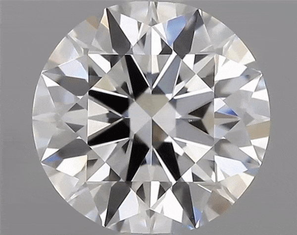 Diamante redondo de corte excelente D VVS2 de 0.50 quilates creado en laboratorio (REF7561)
