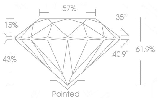 Anillo de compromiso Art Nouveau Pavé Oro 18K (1.07 Quilates)